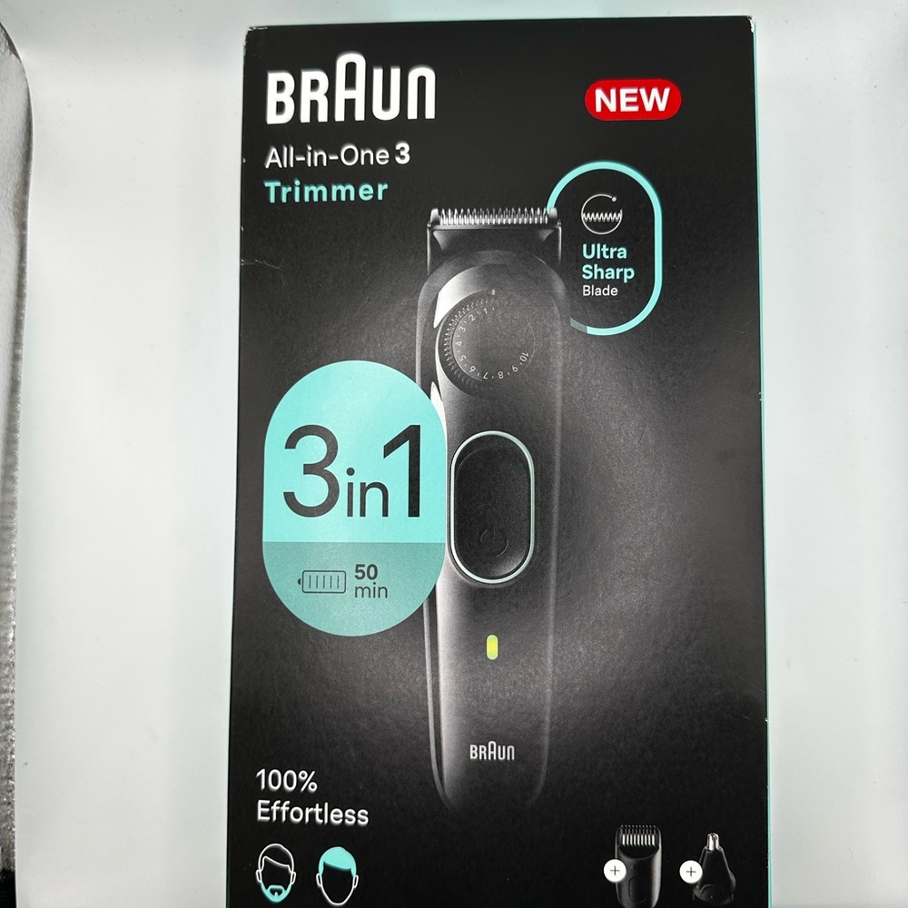 Braun All-in-One 3 Trimmer - Black